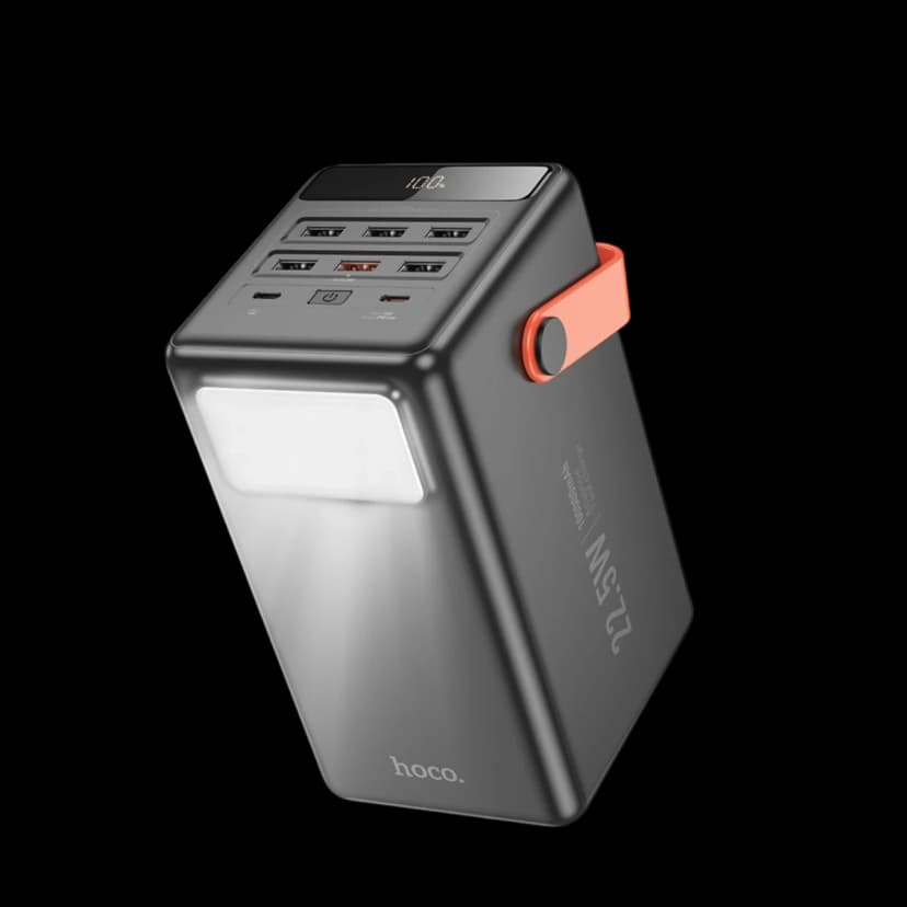 Hoco. J142 Surpass 100.000 mAh 22.5W PD 20W Powerbank - Siyah