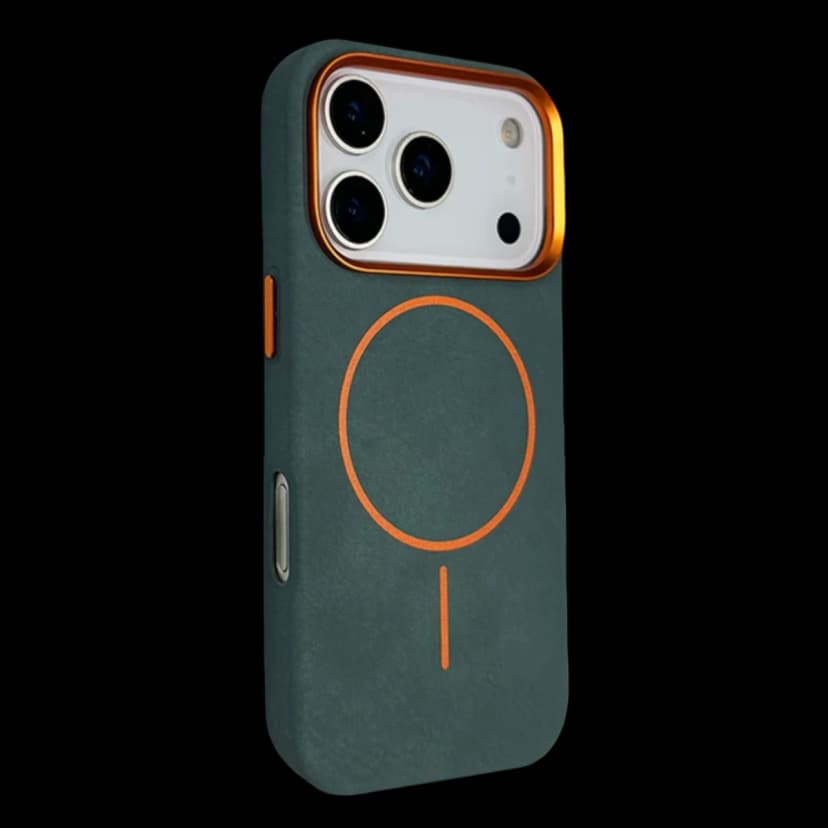 Joko Apple iPhone 17 Pro Max Luno Deri Magsafe Kapak - Yeşil