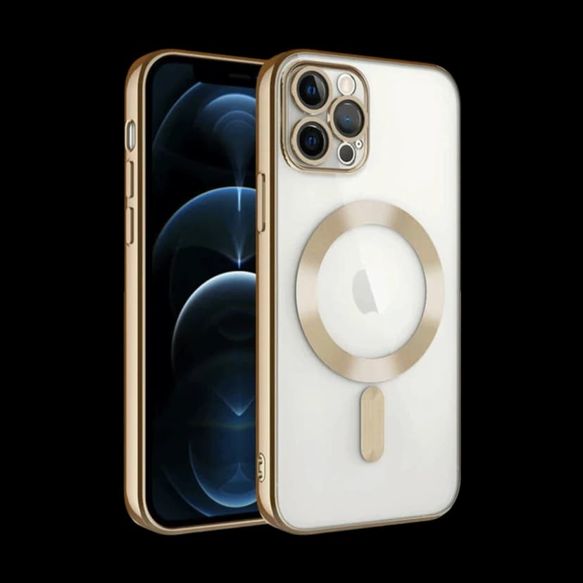 Newface Apple iPhone 13 Pro Kılıf Kross Magneticsafe Kapak - Gold