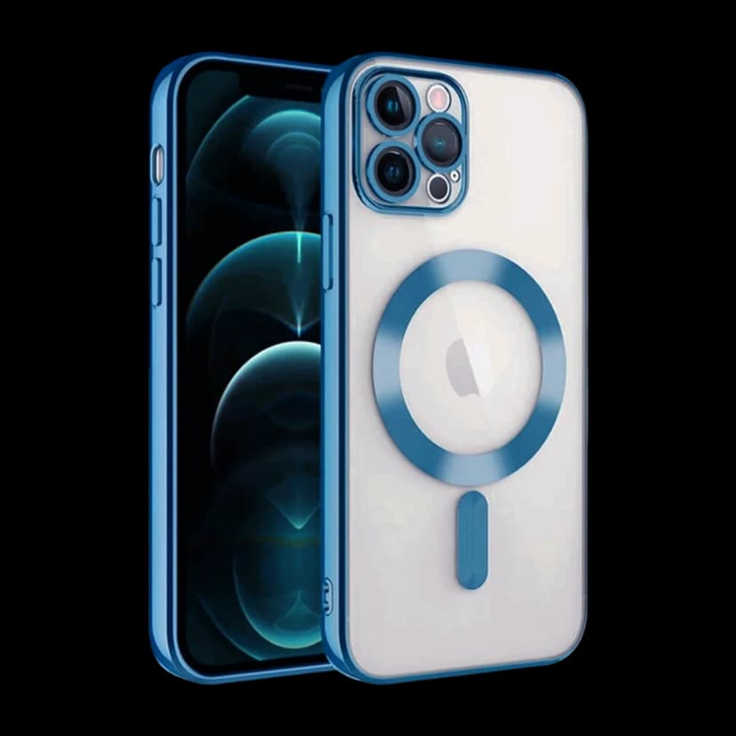 Newface Apple iPhone 13 Pro Kılıf Kross Magneticsafe Kapak - Sierra Blue