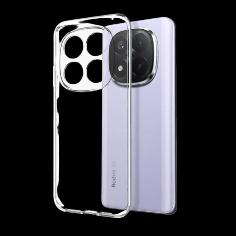 Newface Xiaomi Redmi Note 15 Pro Plus 5G Lüx Şeffaf Silikon - Şeffaf