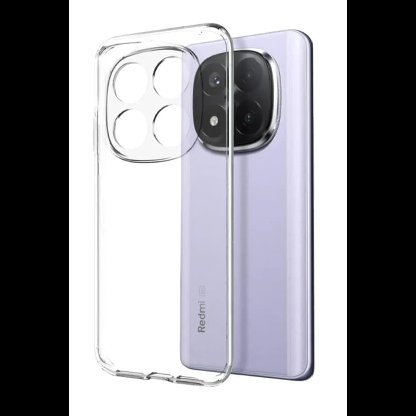 Newface Xiaomi Redmi Note 15 Pro 5G Lüx Şeffaf Silikon - Şeffaf
