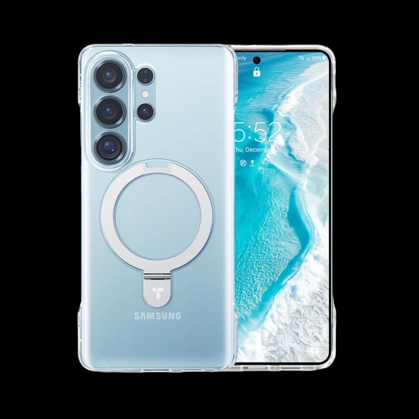Torras Samsung Galaxy S26 Ultra Ostand Slim Serisi Magsafe Kapak - Şeffaf