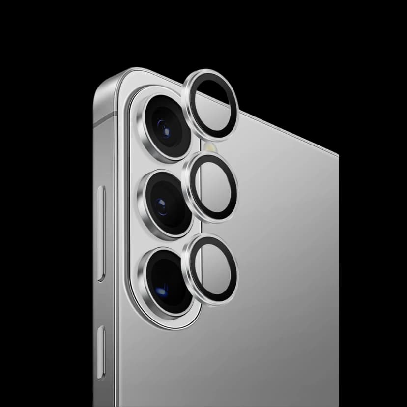 Uniq Samsung Galaxy S26 Plus Optix Aluguard Kamera Lens Koruyucu - Gümüş