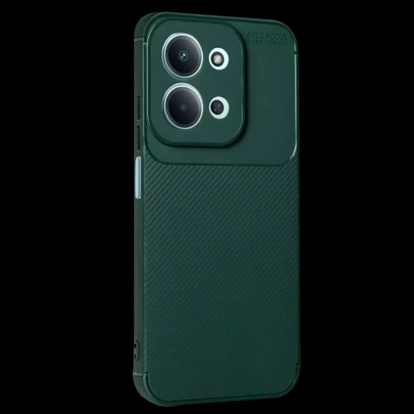 Newface Xiaomi Redmi 15C 5G Auto Focus Karbon Kapak - Koyu Yeşil