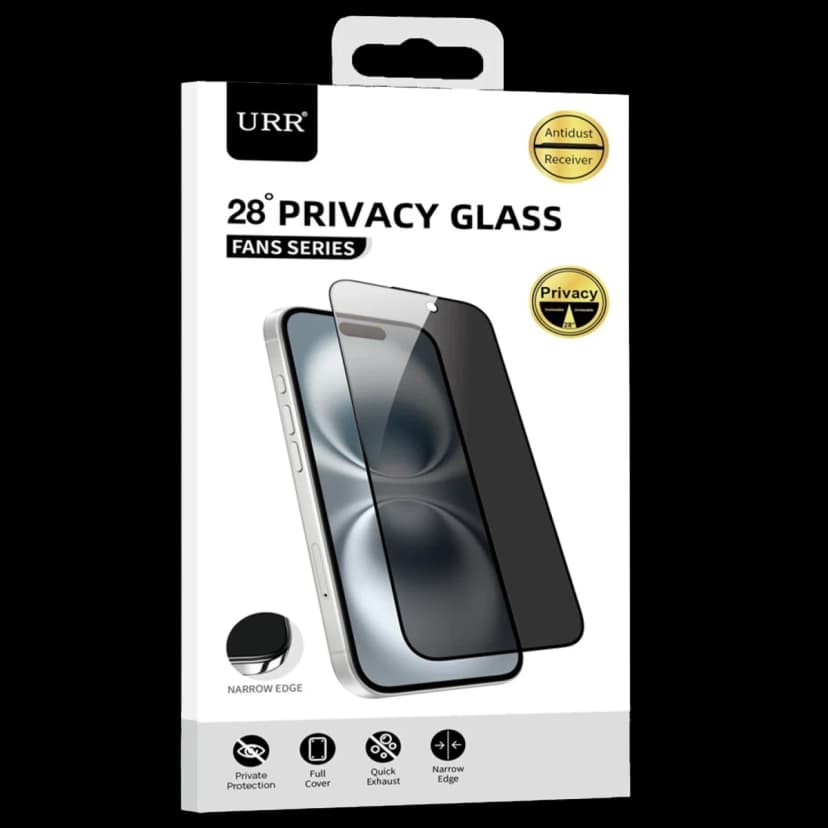 URR Samsung Galaxy S26 Ultra Fans Series Premium Hayalet Cam Ekran Koruyucu - Siyah