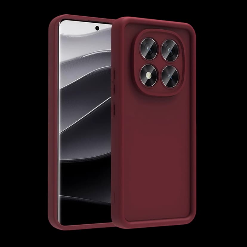 Newface Xiaomi Redmi Note 15 Pro 4G Viera Silikon - Bordo