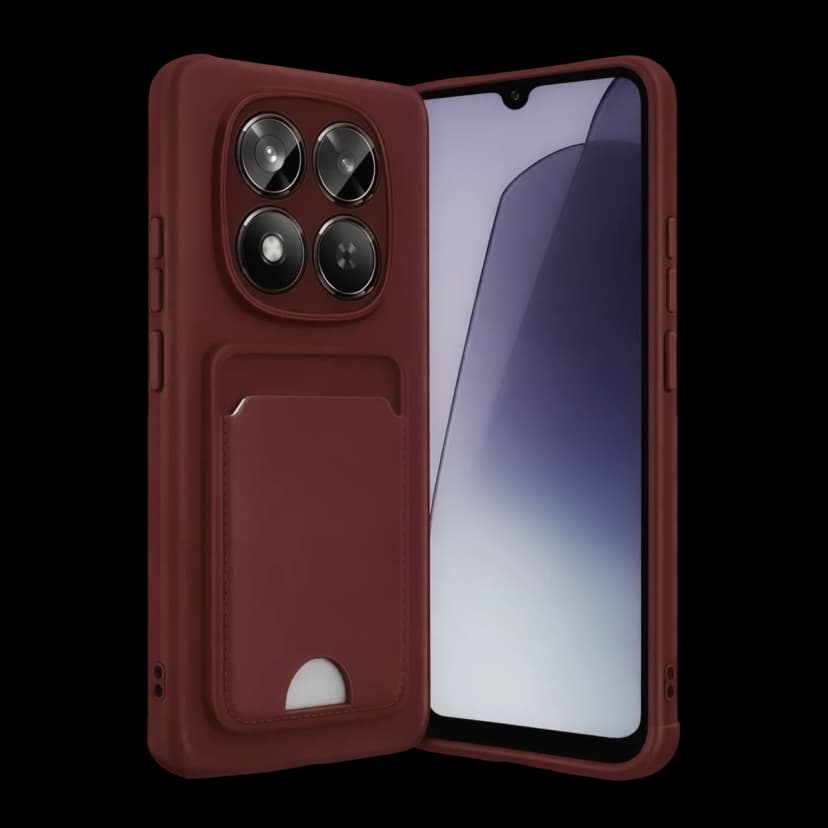 Newface Xiaomi Redmi Note 15 Pro 5G Kelvin Kartvizitli Silikon - Bordo