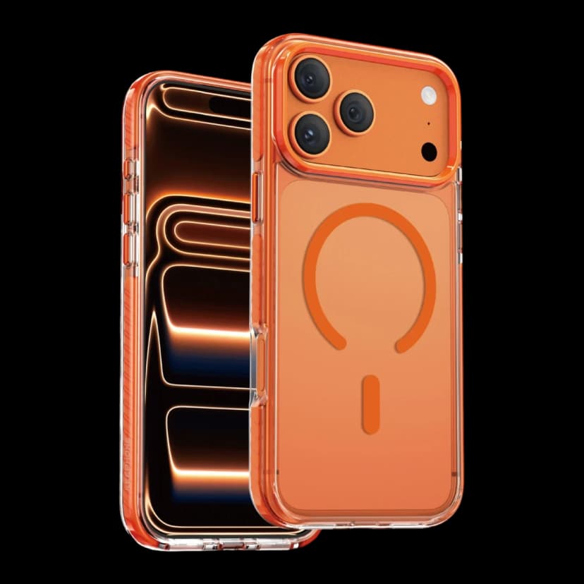 Keephone Apple iPhone 17 Pro Shockstar Magsafe Kapak - Turuncu