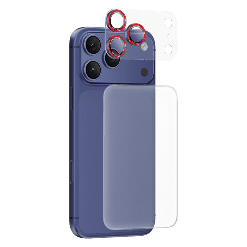 Keephone Apple iPhone 17 Pro Max Auralens Arka Film Ve Kamera Lens Koruyucu - Lacivert