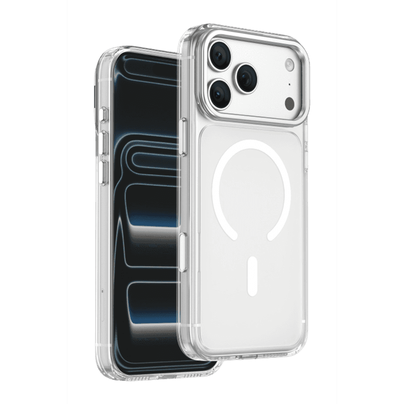 Keephone Apple iPhone 17 Pro Max Magicam Standlı Magsafe Kapak - Şeffaf