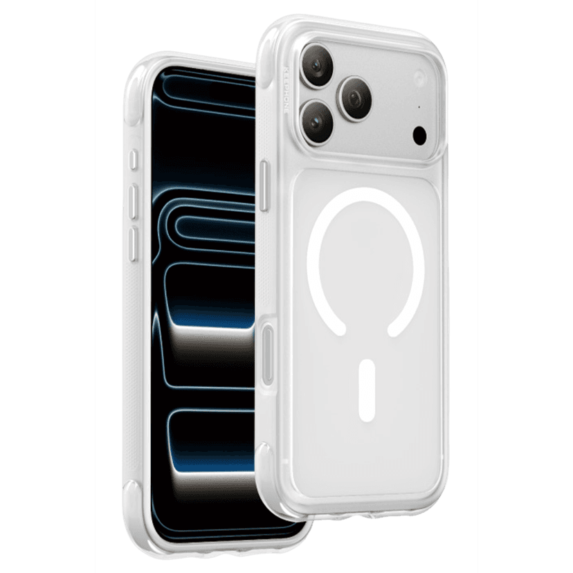 Keephone Apple iPhone 17 Pro Monica Airbag Magsafe Kapak - Beyaz