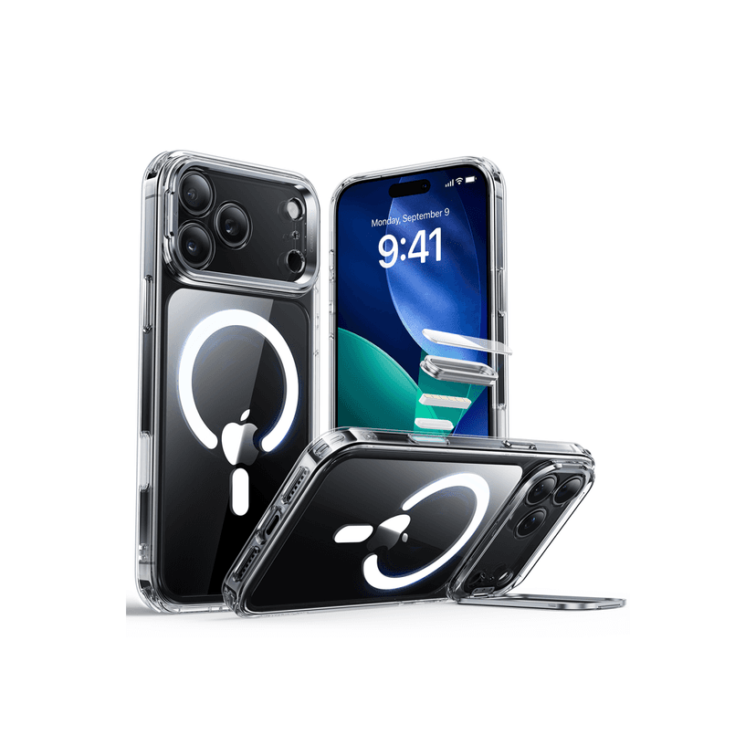 ESR Apple iPhone 17 Pro Classic Hybrid Magsafe Standlı Kapak - Clear