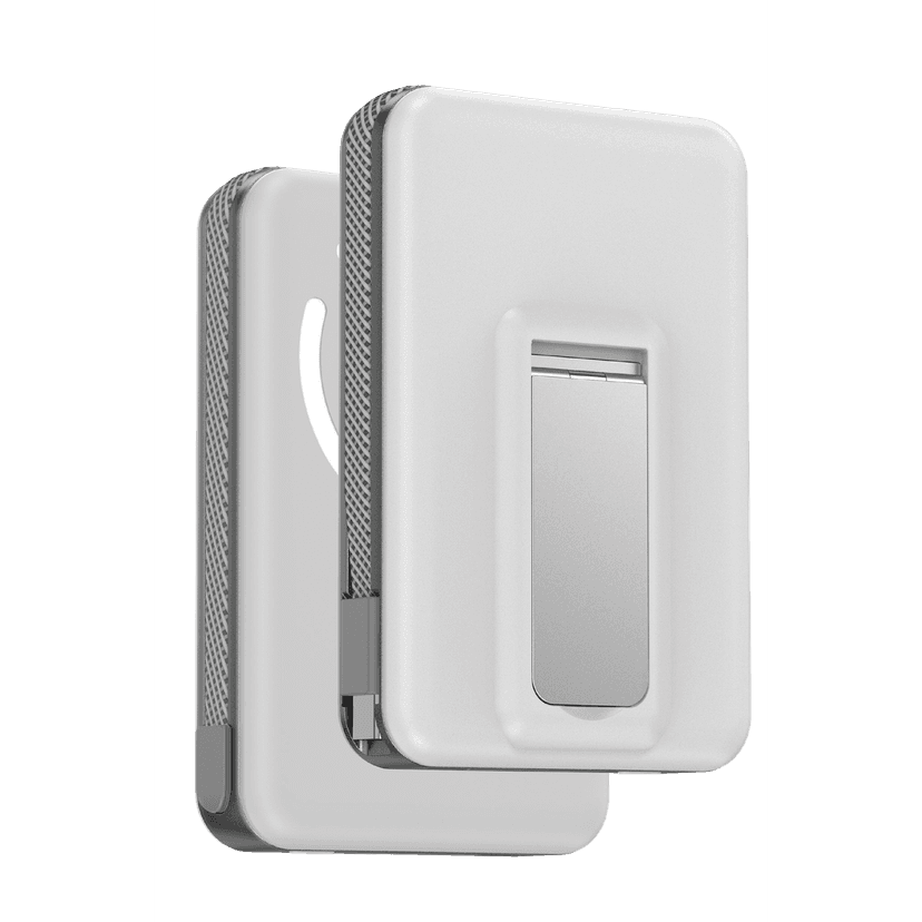 Keephone PB63 KUPPA 10000 mAh 25W Qi2 MagSafe Manyetik ve Semi-Solid Destekli Powerbank - Beyaz