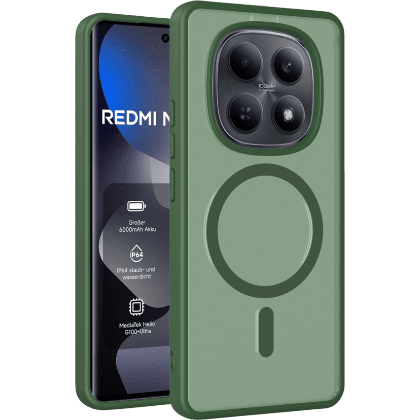 Joko Xiaomi Redmi Note 15 Pro 4G Jota Magsafe Kapak - Koyu Yeşil