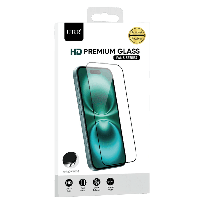 URR Apple iPhone 11 Fans Series Premium HD Cam Ekran Koruyucu - Siyah