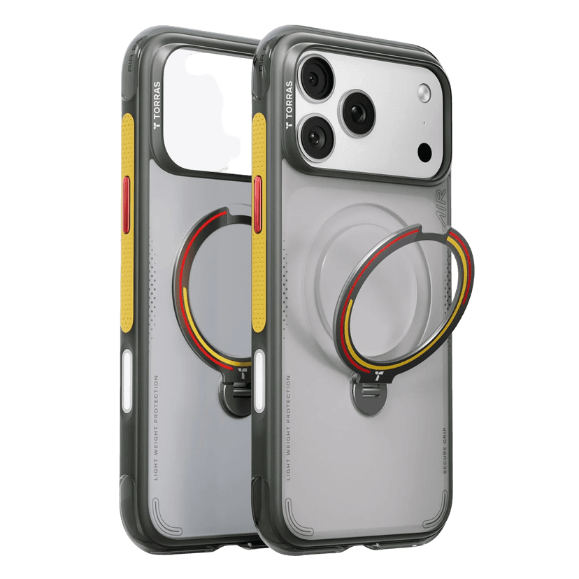 Torras Apple iPhone 17 Pro OStand Q3 Air World Cup Serisi Magsafe Kılıf - Iron