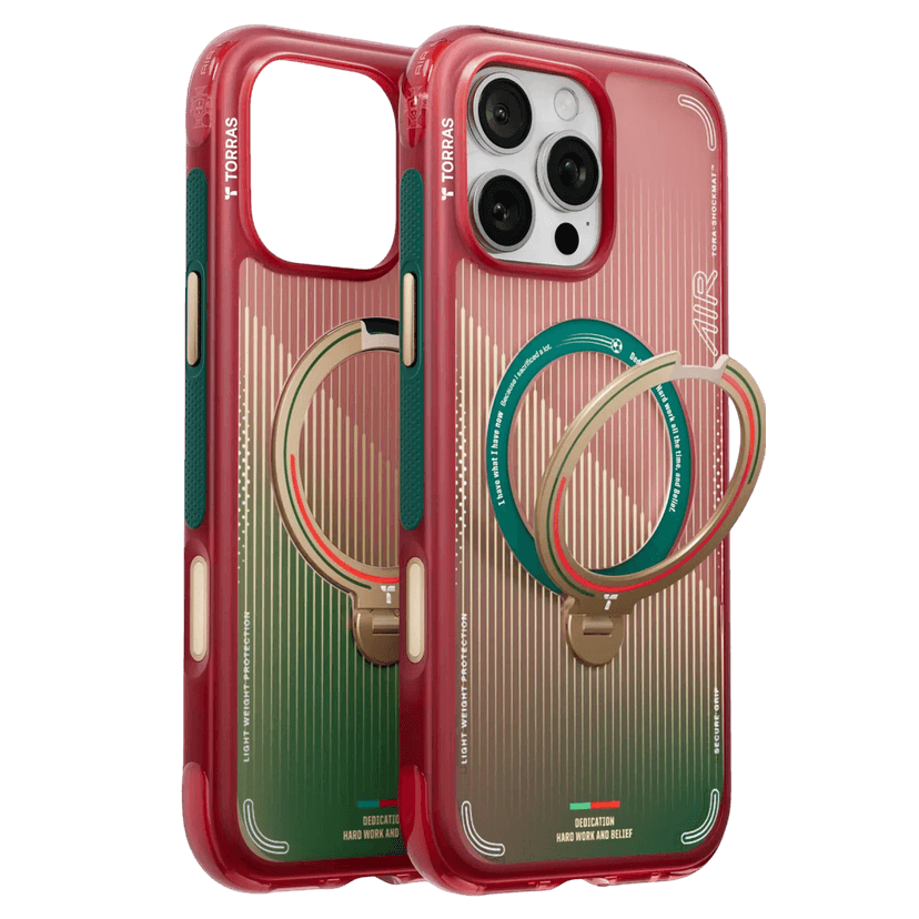 Torras Apple iPhone 16 Pro Max OStand Q3 Air World Cup Serisi Magsafe Kılıf - Glory Slash