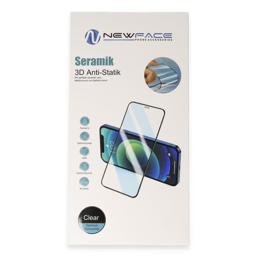 Newface Xiaomi Redmi 15 4G 3D Antistatik Seramik Nano Ekran Koruyucu - Siyah
