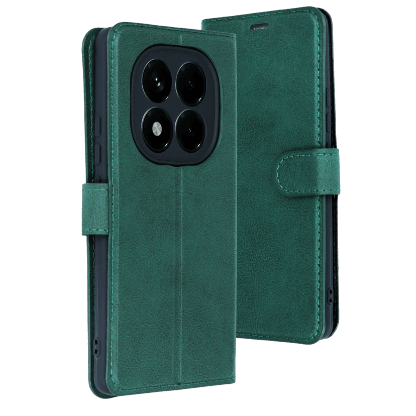 Newface Xiaomi Redmi Note 15 Pro 4G Trend S Plus Kapaklı Kılıf - Yeşil