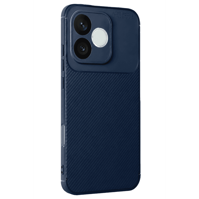 Newface Huawei Honor 600 Lite Auto Focus Karbon Kapak - Lacivert