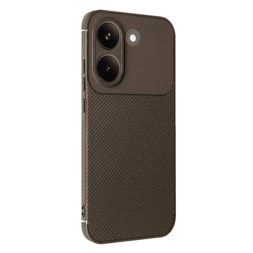 Newface Xiaomi Poco X8 Pro Auto Focus Karbon Kapak - Kahverengi