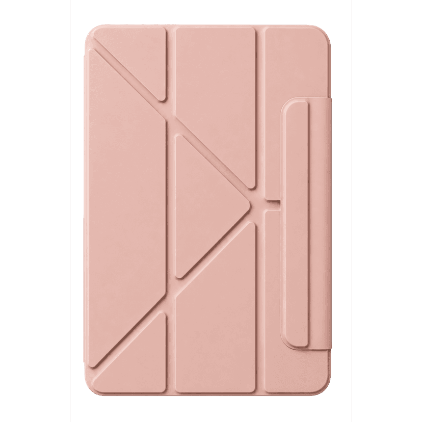 Newface Apple iPad 2025 10.9 10.Nesil (A16) Edz Manyetik Standlı Tablet Kılıfı - Rose Gold