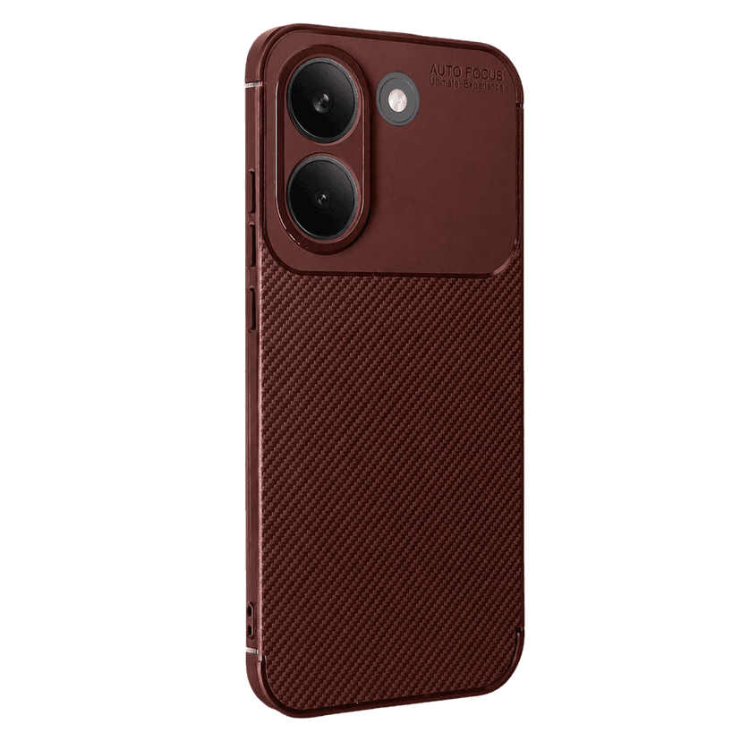 Newface Xiaomi Poco X8 Pro Auto Focus Karbon Kapak - Bordo