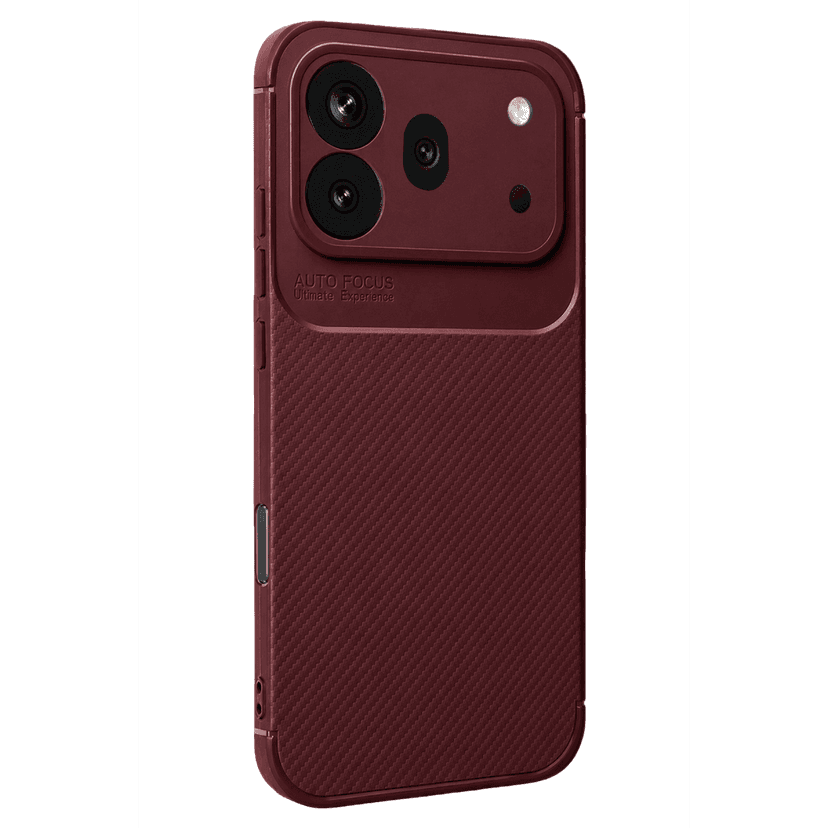 Newface Huawei Honor 600 Pro Auto Focus Karbon Kapak - Bordo