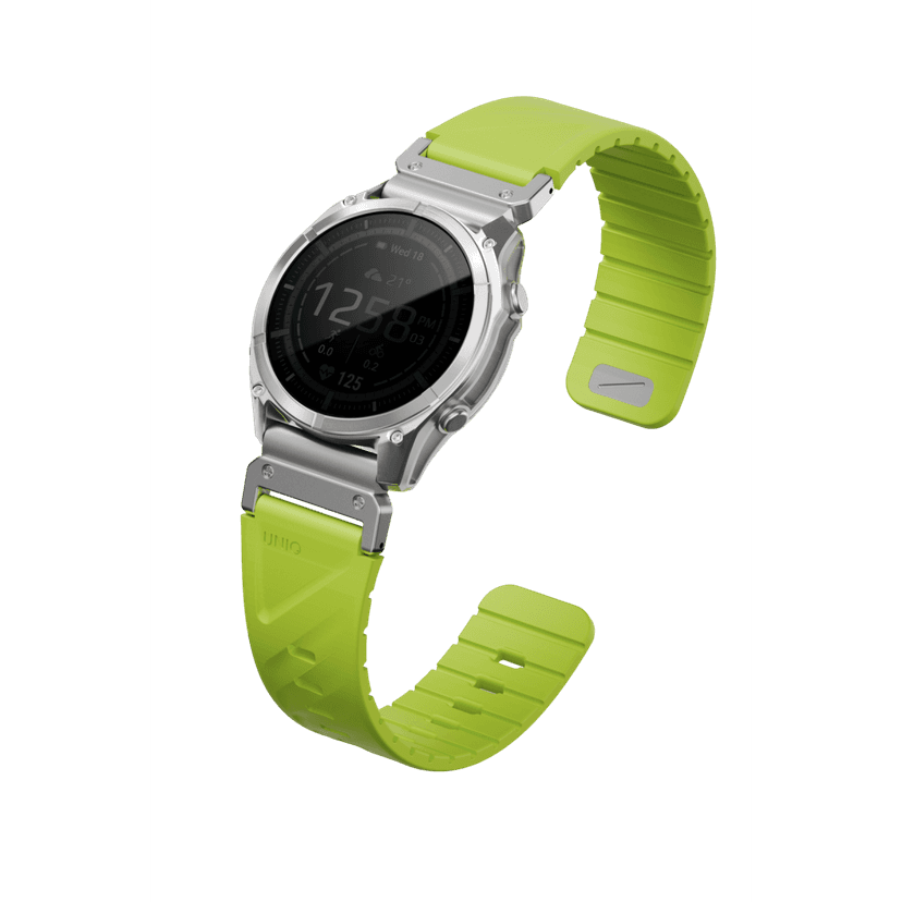 Uniq Garmin 26mm Fluo Manyetik Kordon - Yeşil