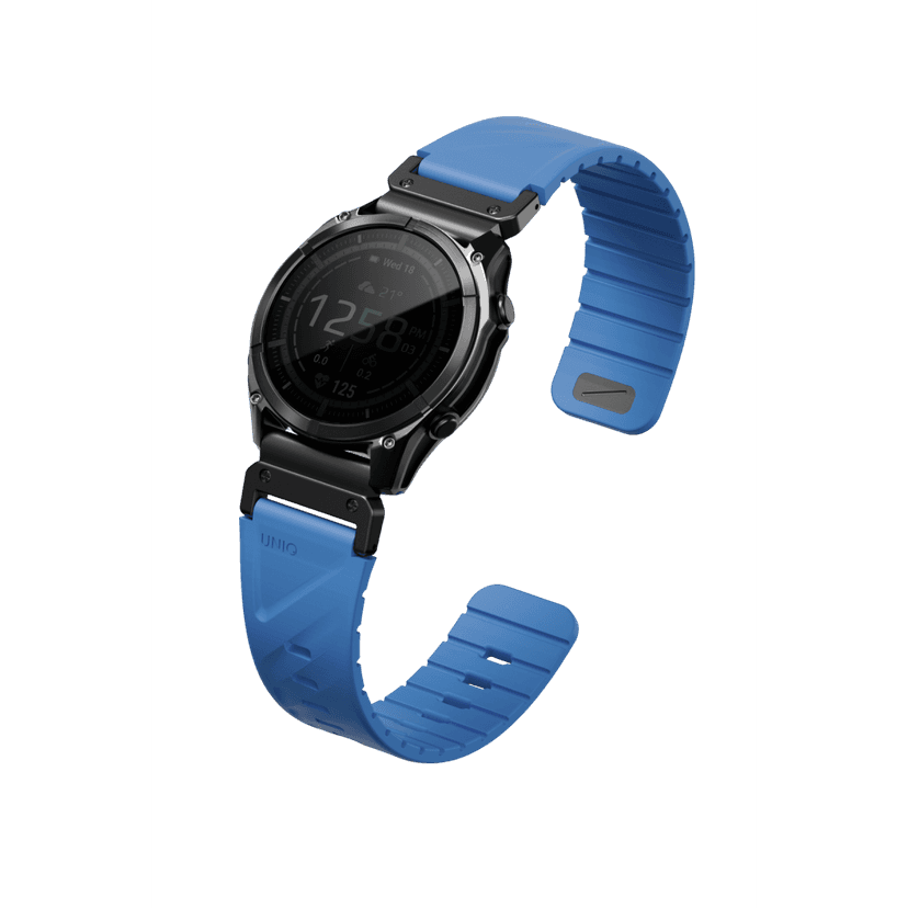 Uniq Watch 22mm Fluo Manyetik Kordon - Mavi