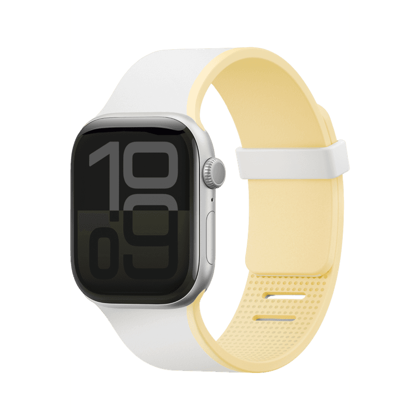 Uniq Apple Watch 41mm Revix IV Reversible Manyetik Kordon - Sarı-Bej