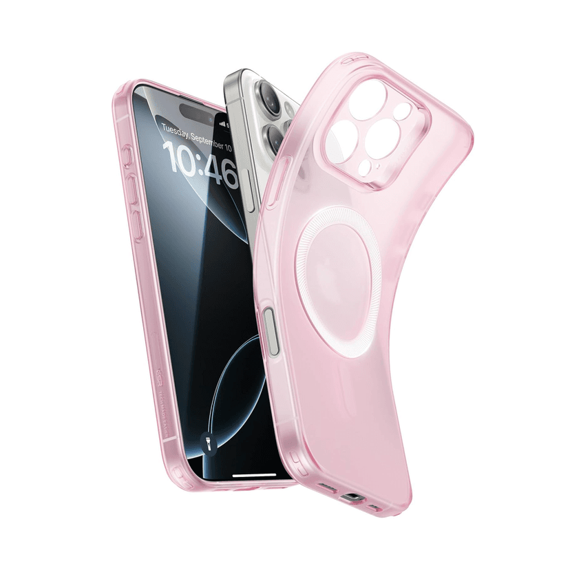 ESR Apple iPhone 16 Pro Zero Clear Magsafe Kapak - Buzlu Pembe