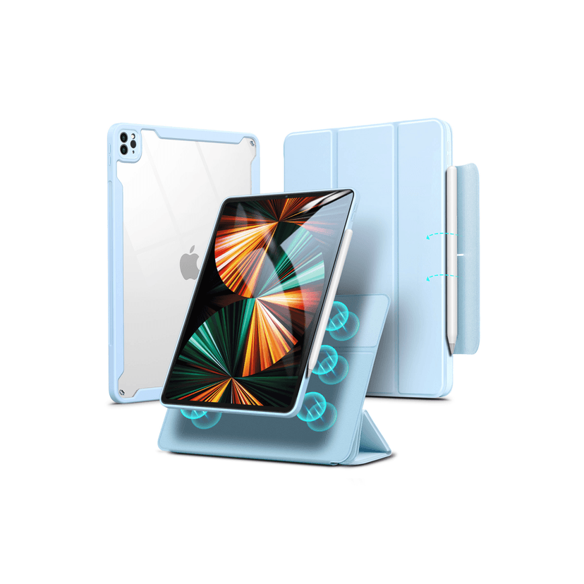 ESR Apple iPad Pro 11 (2021) Rebound Hybrid 360 Manyetik Tablet Kılıfı - Mavi