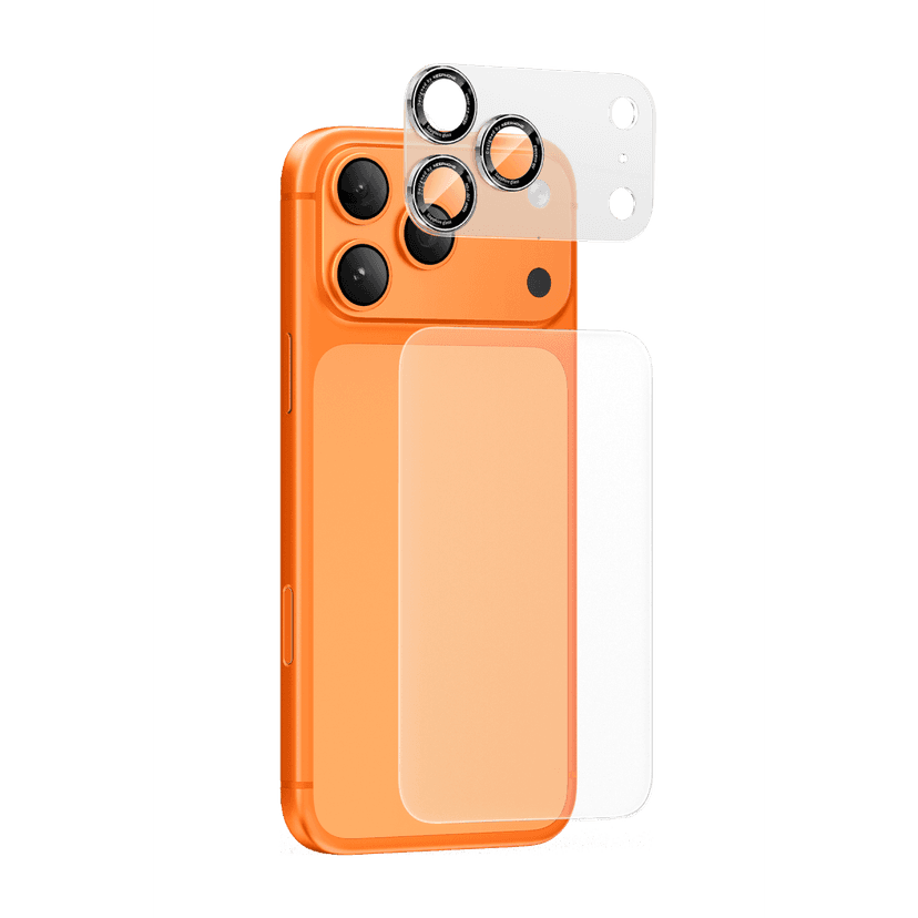 Keephone Apple iPhone 17 Pro Max Sapphire Vita Arka Film Ve Kamera Lens Koruyucu - Gümüş