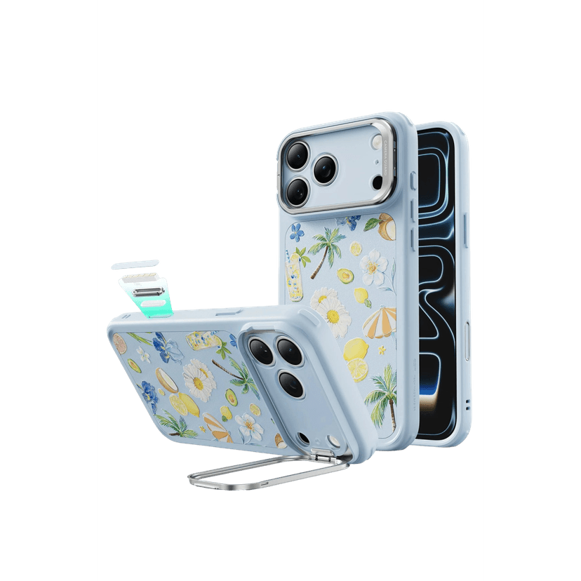 ESR Apple iPhone 17 Pro Classic Hybrid Magsafe Standlı Kapak - Tropical Paradise