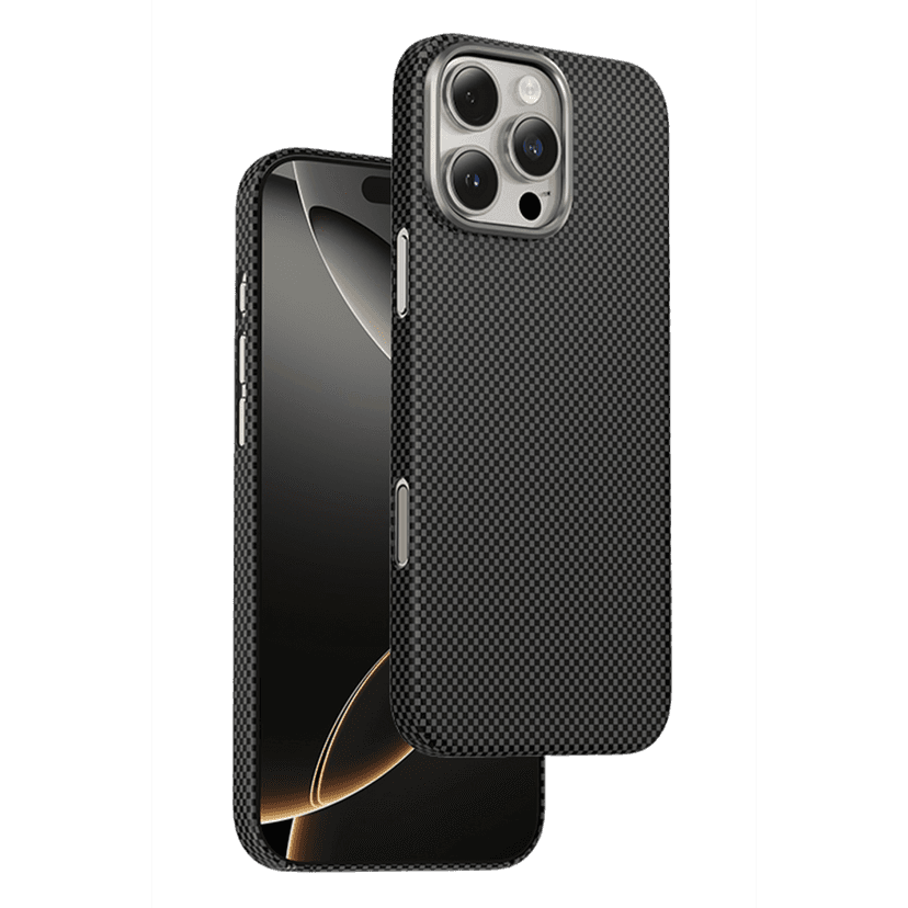 Keephone Apple iPhone 16 Pro Max Kevlar Norra Magsafe Kılıf - Siyah