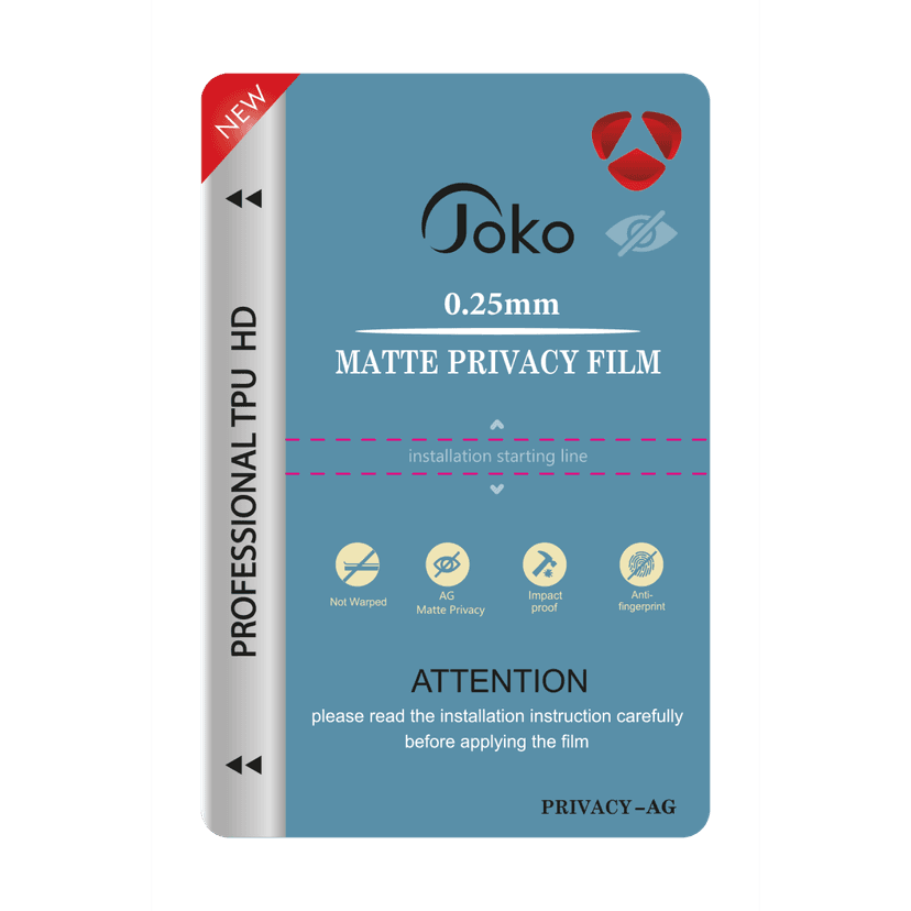 Joko TPU 0.25MM HD Makine Mat Hayalet Ekran Koruyucu