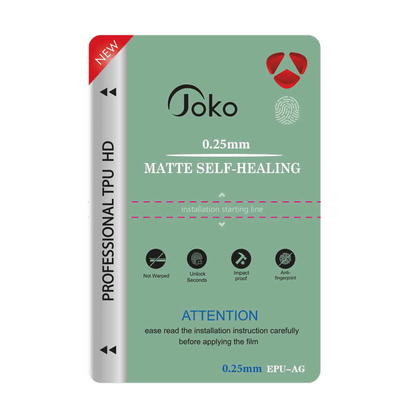 Joko TPU 0.25MM HD Makine Auto Repair Mat Ekran Koruyucu