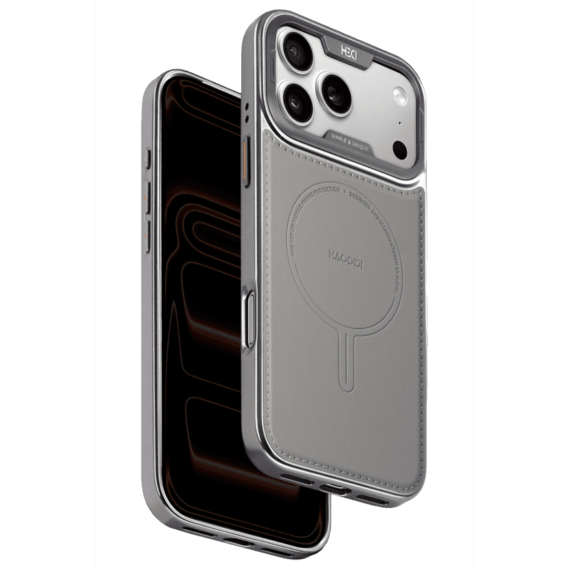 HDD Apple iPhone 17 Pro Max HBC-465 Carnallite Magsafe Kapak - Titan Gri