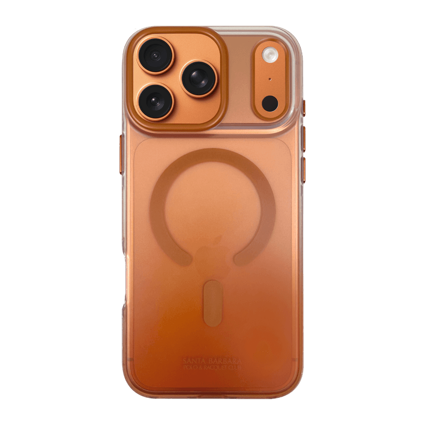 Santa Barbara Polo Racquet Club Apple iPhone 17 Pro Max Augus Magsafe Kapak - Turuncu