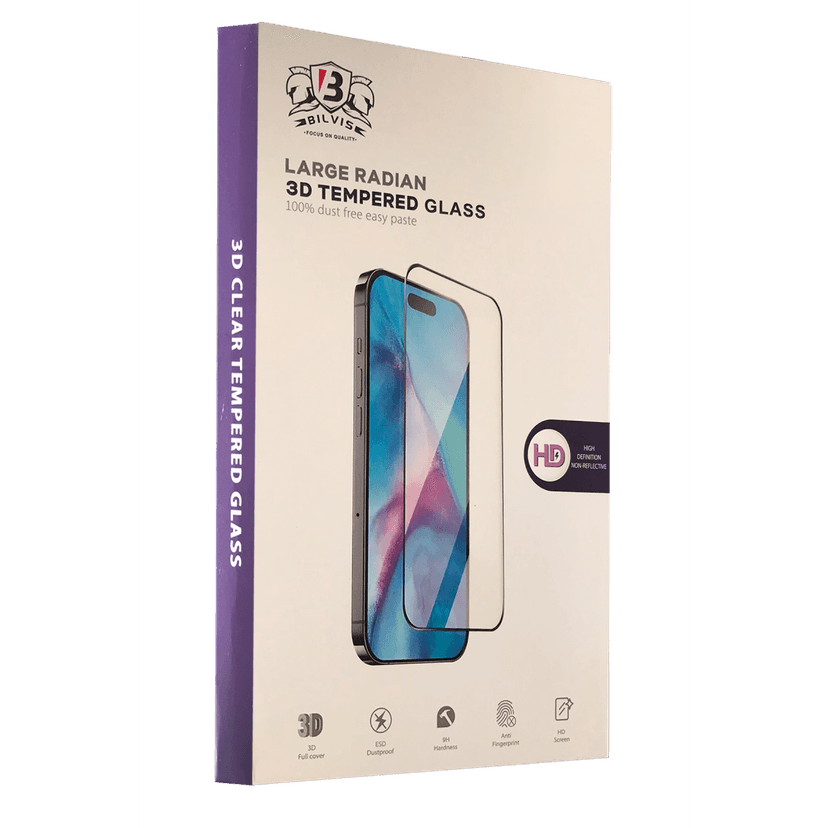 Newface Apple iPhone 14 Pro Max Bilvis 3D Radian Cam Ekran Koruyucu
