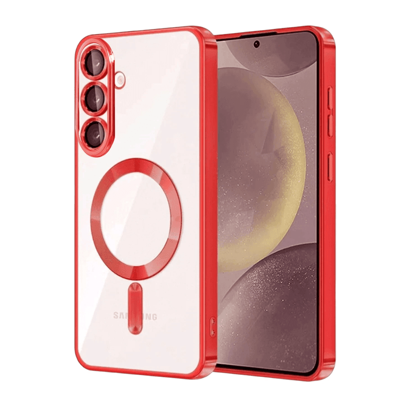 Newface Samsung Galaxy S25 FE Kross Magneticsafe Kapak - Kırmızı