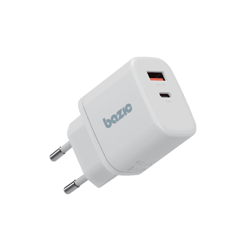 Energea X Bazic GoPort Velox 35 35W GaN Hızlı Şarj Adaptörü - Beyaz