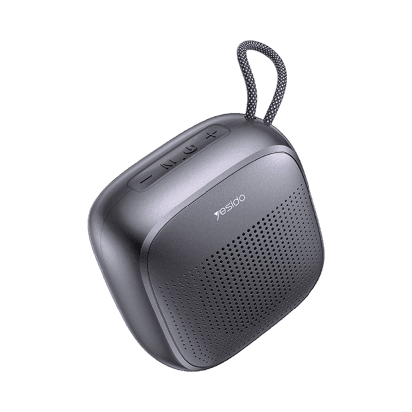 Yesido YSW24 Bluetooth 5.3 Destekli Taşınabilir Mini Kablosuz Hoparlör - Siyah
