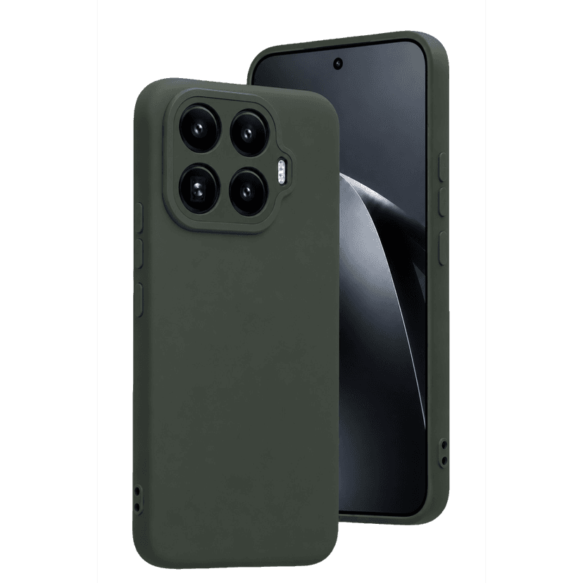Newface Xiaomi Mi 17T Nano içi Kadife Silikon - Koyu Yeşil