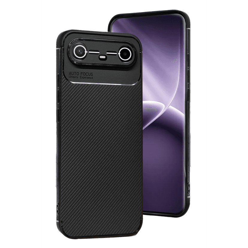 Newface Tecno Spark Slim 5G Auto Focus Karbon Kapak - Siyah