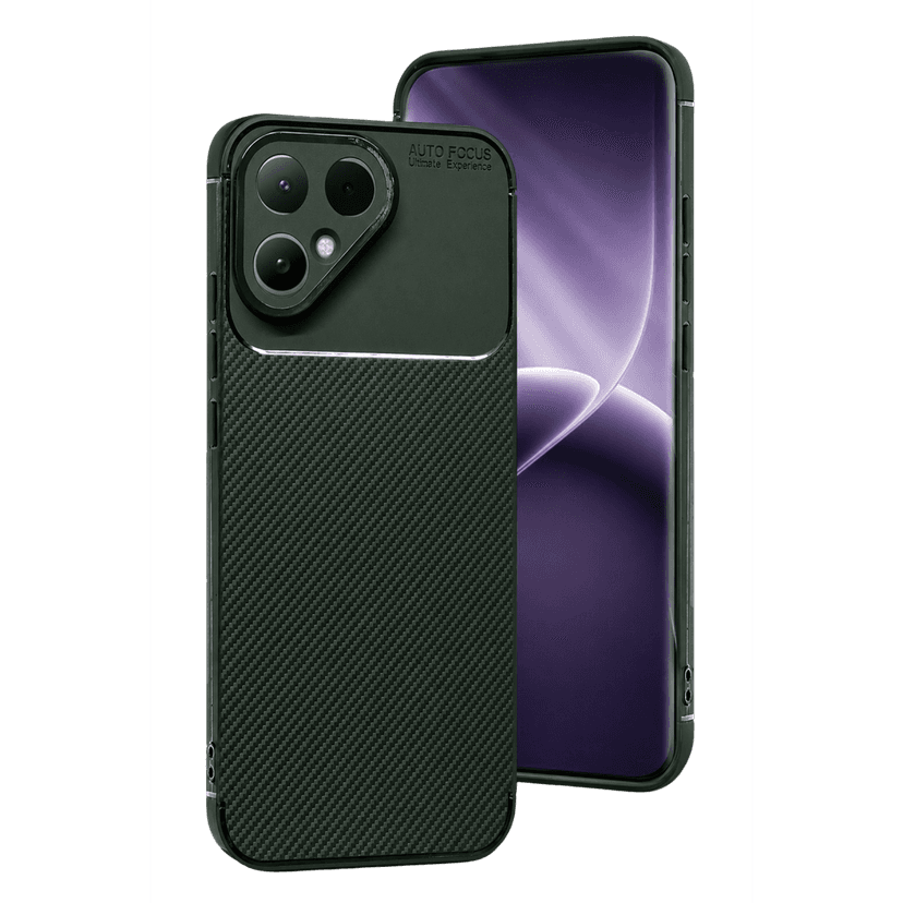 Newface Tecno Pova Curve 2 5G Auto Focus Karbon Kapak - Koyu Yeşil