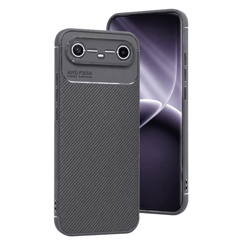 Newface Tecno Spark Slim 5G Auto Focus Karbon Kapak - Gri