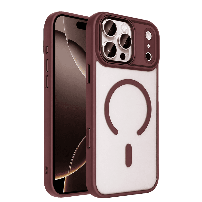 Joko Apple iPhone 18 Pro Max Terea Magsafe Kapak - Bordo